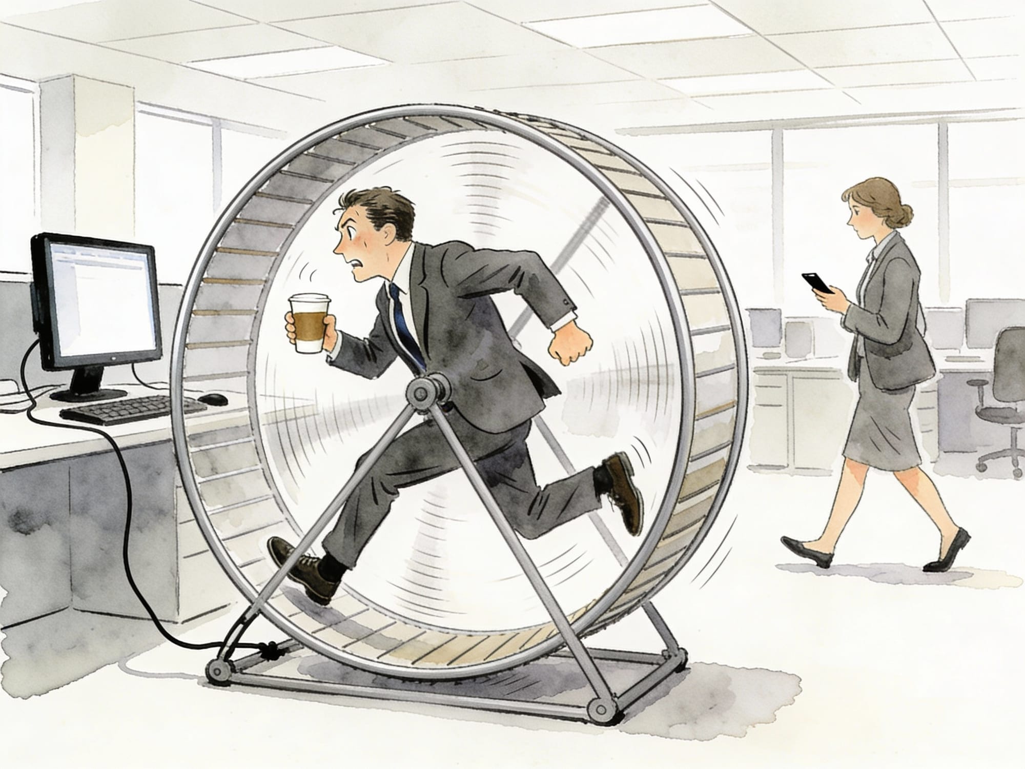 အလုပ်ရှုပ်ခြင်းကို ကိုးကွယ်ကြသူများ (THE CULT OF BUSYNESS)