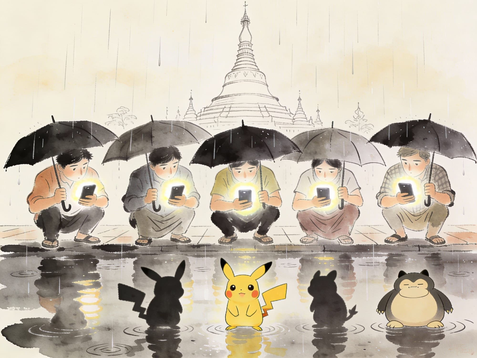 မိုးစက်များကြားမှ တစ္ဆေလိုက်ပွဲ (CHASING PHANTOMS IN THE RAIN)